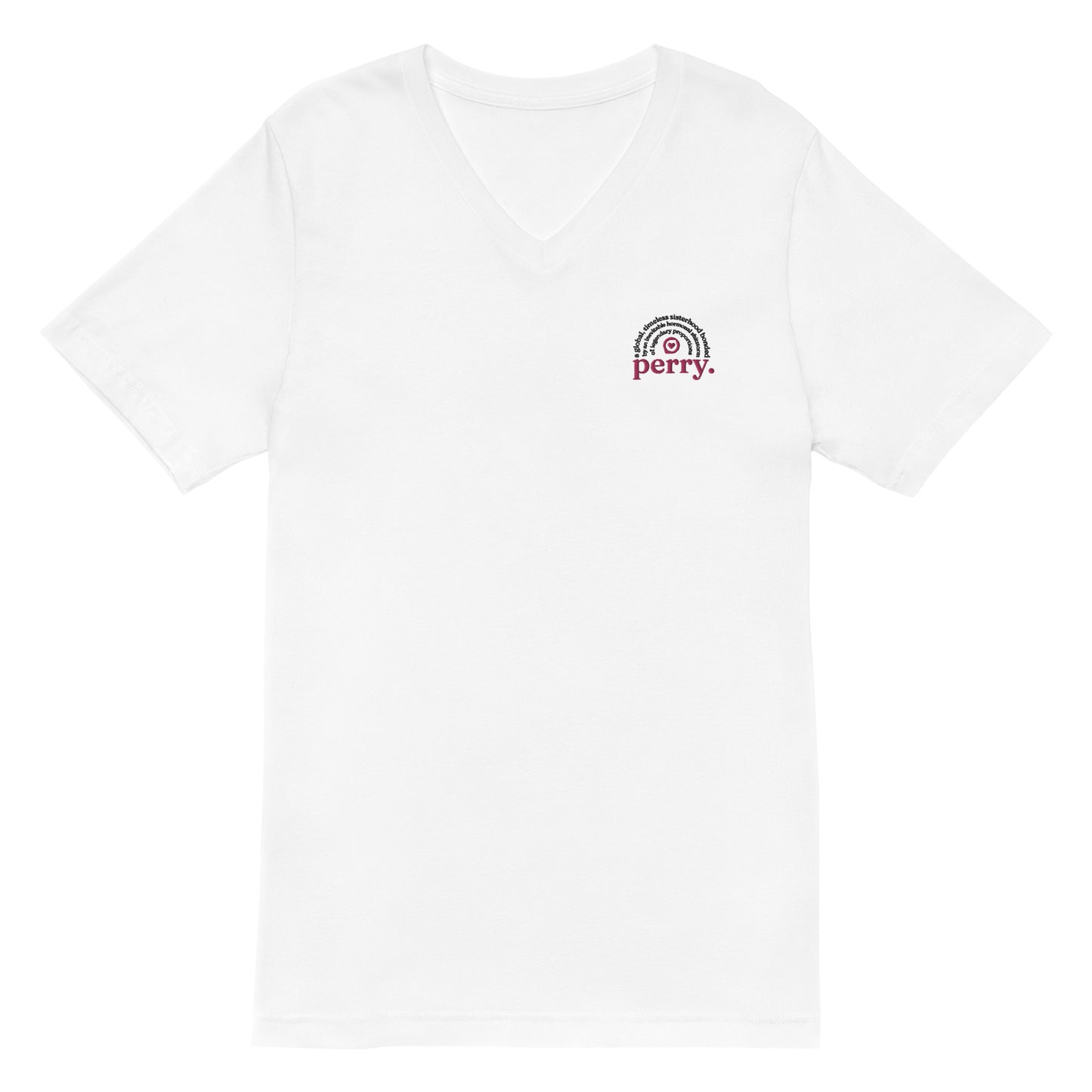 A Global Sisterhood - Embroidered - Short Sleeve V-Neck T-Shirt
